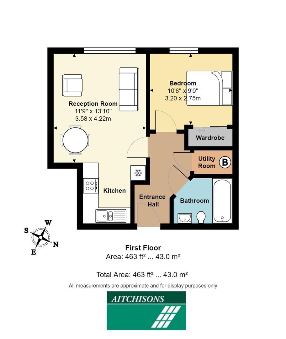 1 bedroom Flat for rent in Unwin Way Aitchisons Radlett